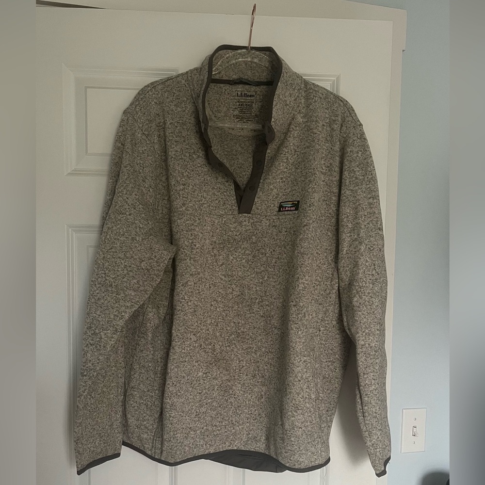 Men’s LLBean Sweater Fleece Pullover